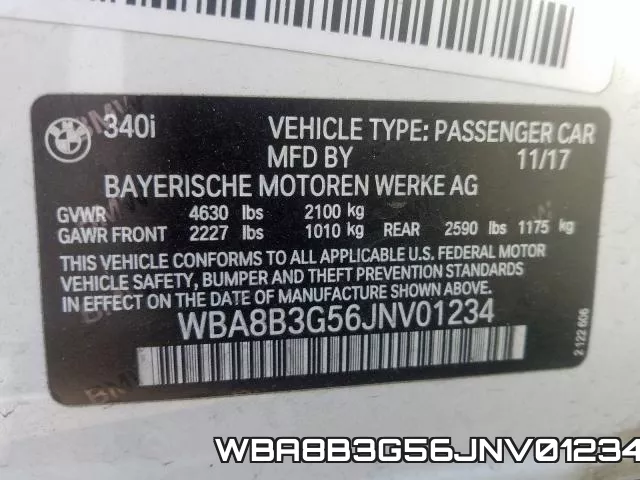 WBA8B3G56JNV01234 фото 2