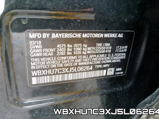 WBXHU7C3XJ5L06264 фото 2