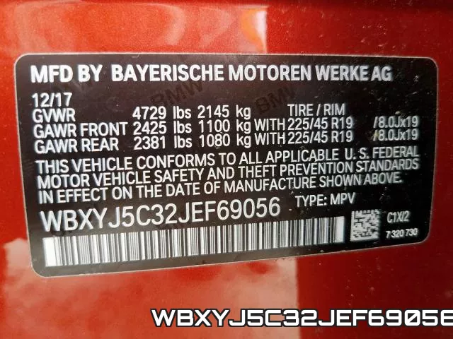 WBXYJ5C32JEF69056 фото 2