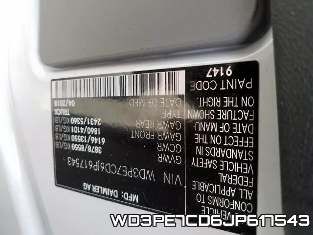 WD3PE7CD6JP617543 фото 2