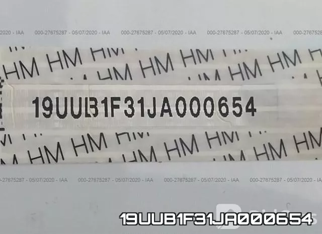 19UUB1F31JA000654 фото 10