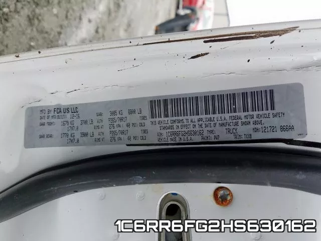 1C6RR6FG2HS630162 фото 2