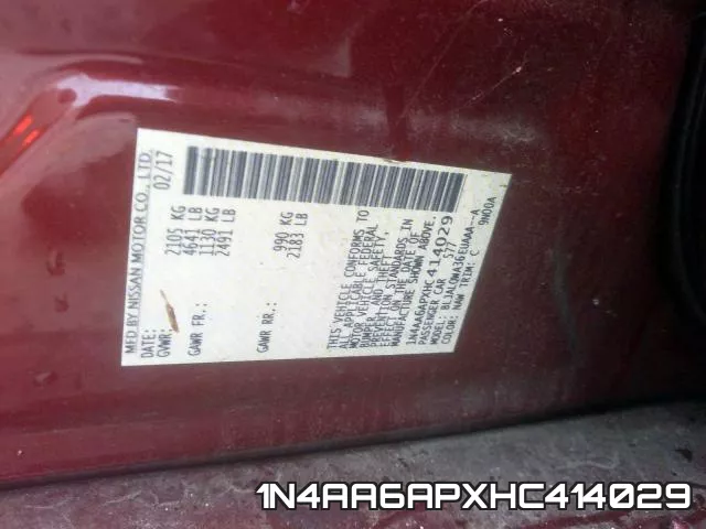 1N4AA6APXHC414029 фото 2