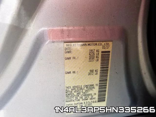 1N4AL3AP5HN335266 фото 2