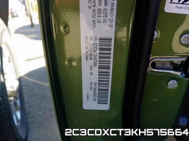 2C3CDXCT3KH575664 фото 2