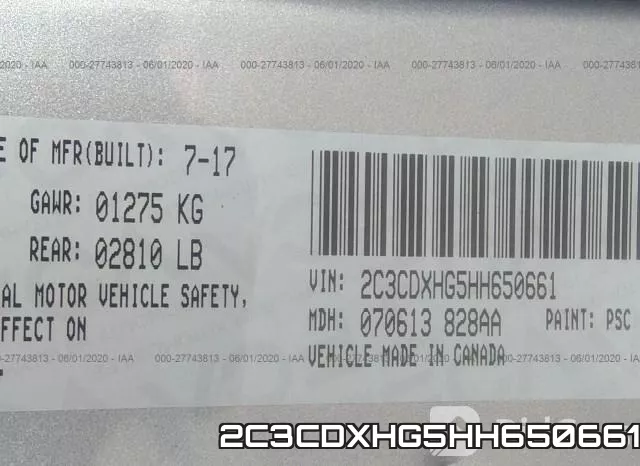 2C3CDXHG5HH650661 фото 10