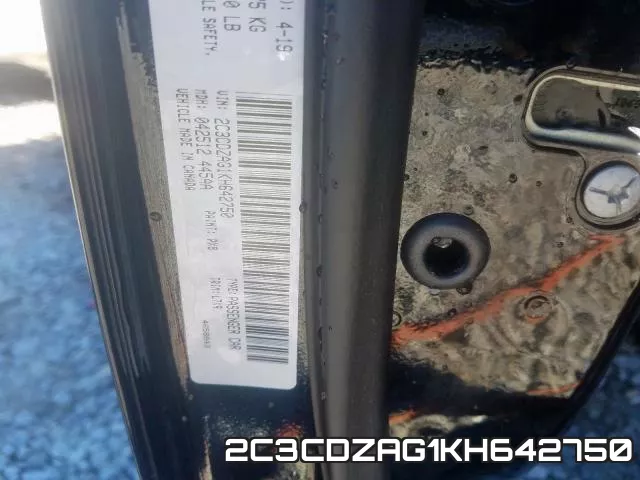 2C3CDZAG1KH642750 фото 2