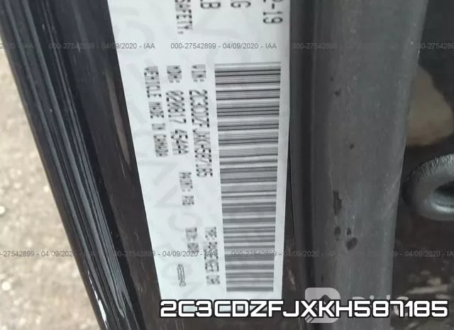 2C3CDZFJXKH587185 фото 10