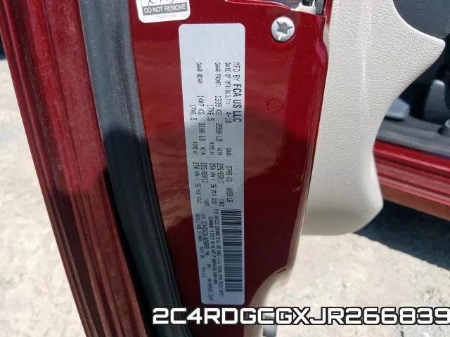 2C4RDGCGXJR266839 фото 2