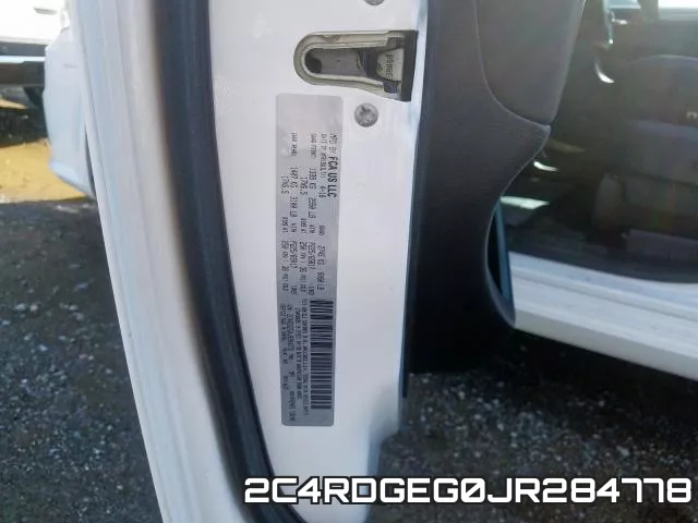2C4RDGEG0JR284778 фото 2