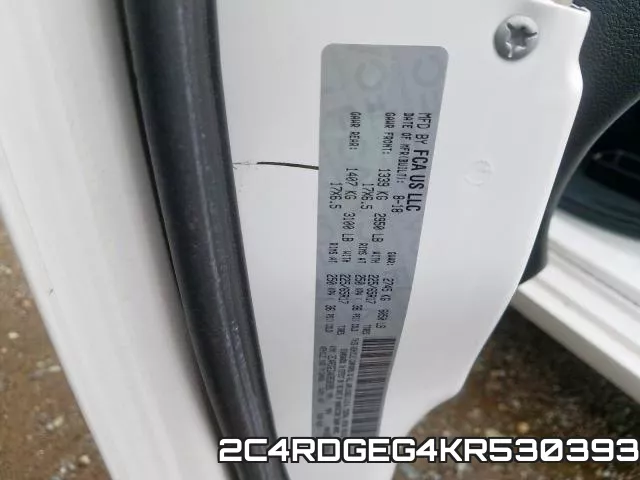 2C4RDGEG4KR530393 фото 2
