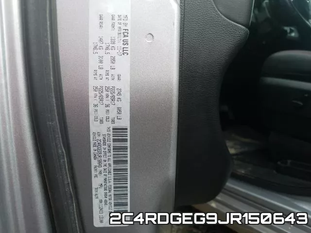 2C4RDGEG9JR150643 фото 2
