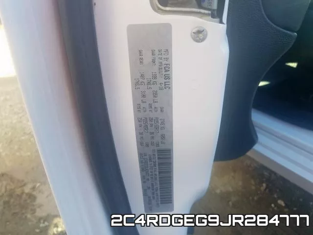 2C4RDGEG9JR284777 фото 2