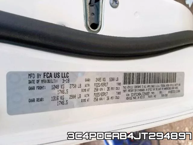 3C4PDCAB4JT294897 фото 2