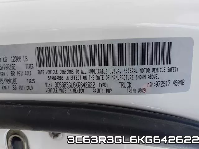 3C63R3GL6KG642622 фото 2