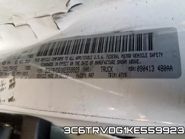 3C6TRVDG1KE559923 фото 2