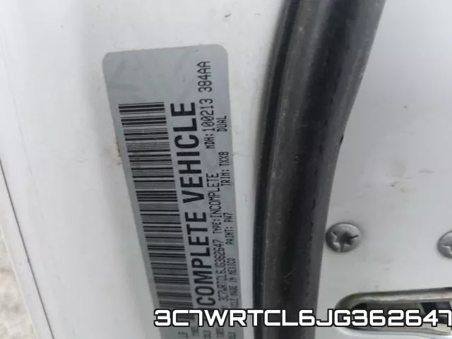 3C7WRTCL6JG362647 фото 2