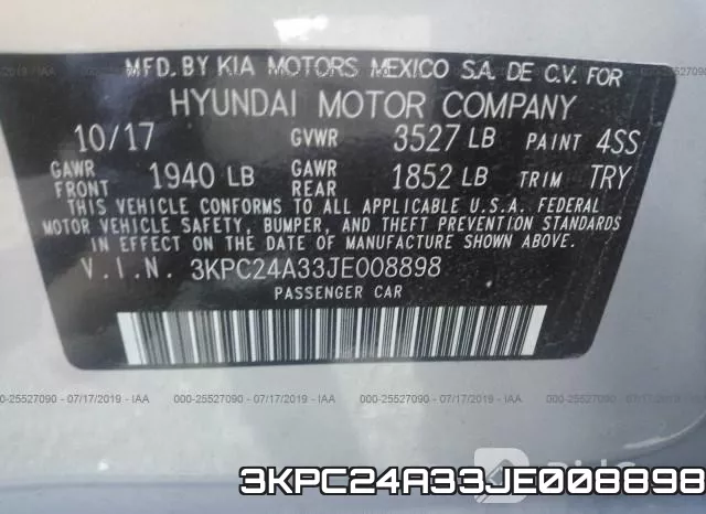 3KPC24A33JE008898 фото 10