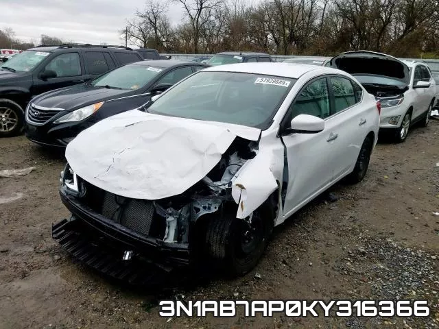 3N1AB7AP0KY316366 фото 3