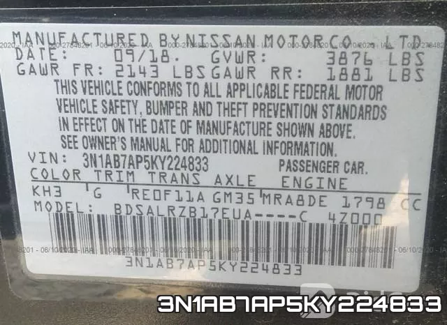 3N1AB7AP5KY224833 фото 10
