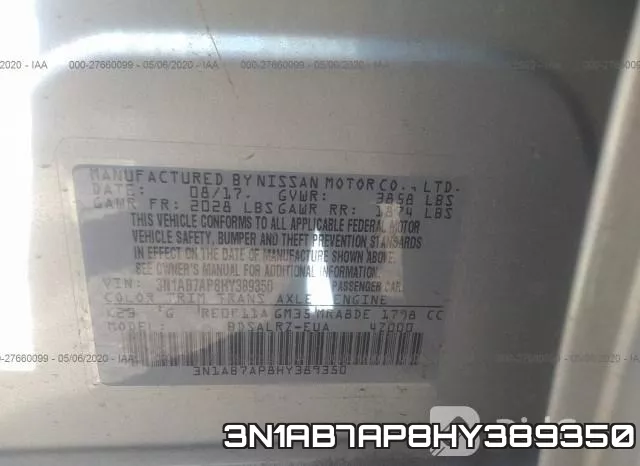 3N1AB7AP8HY389350 фото 10