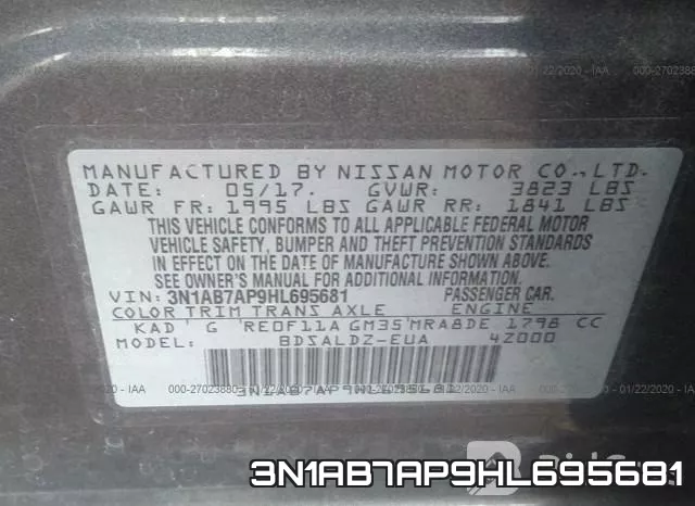 3N1AB7AP9HL695681 фото 10