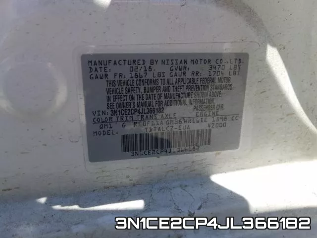 3N1CE2CP4JL366182 фото 2