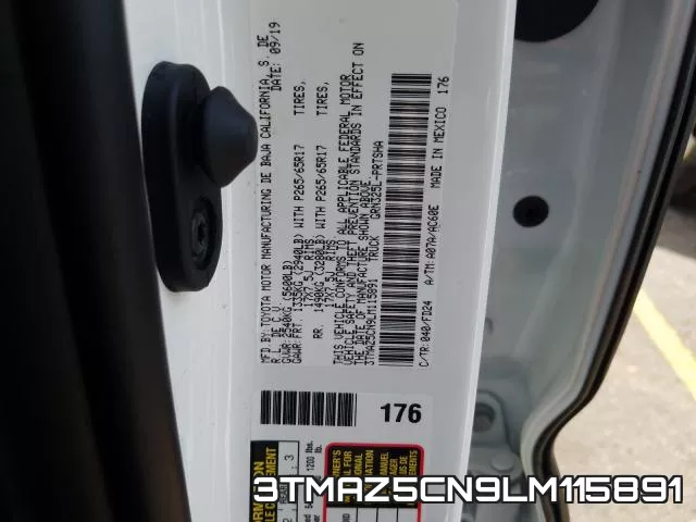 3TMAZ5CN9LM115891 фото 2