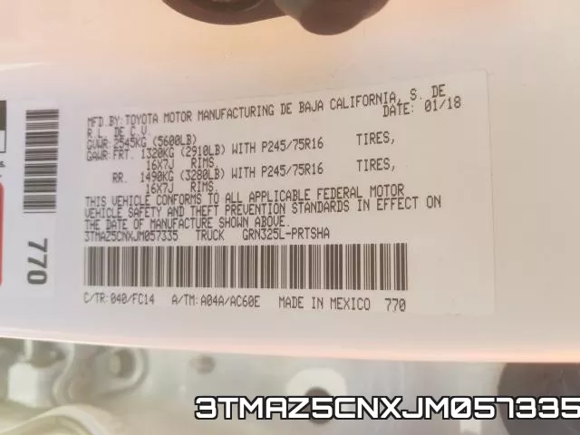 3TMAZ5CNXJM057335 фото 2