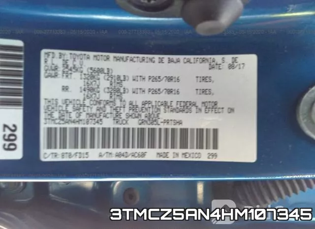 3TMCZ5AN4HM107345 фото 10