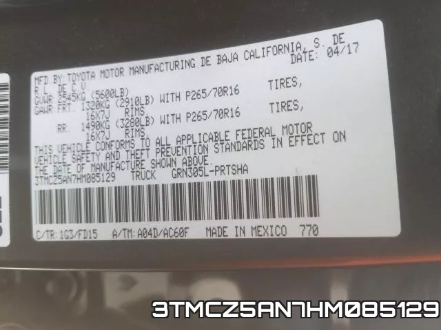 3TMCZ5AN7HM085129 фото 2