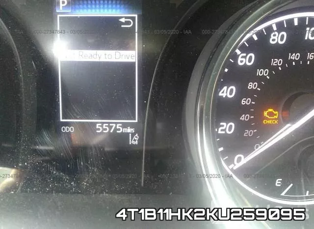 4T1B11HK2KU259095 фото 8