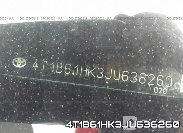 4T1B61HK3JU636260 фото 10