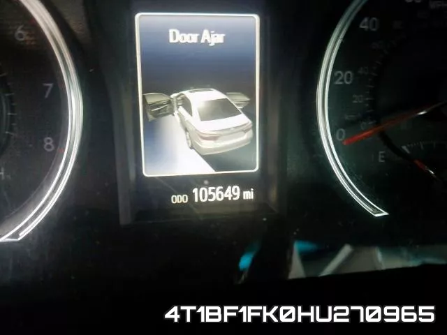 4T1BF1FK0HU270965 фото 9
