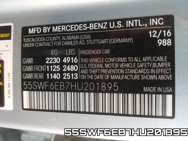 55SWF6EB7HU201895 фото 2