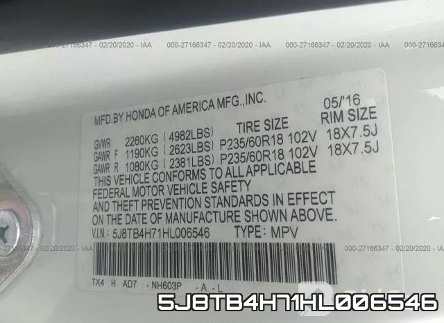 5J8TB4H71HL006546 фото 10
