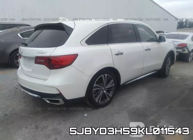 5J8YD3H59KL011543 фото 5