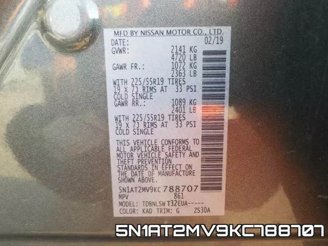 5N1AT2MV9KC788707 фото 2