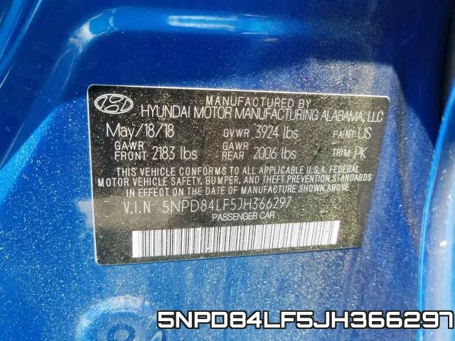 5NPD84LF5JH366297 фото 2