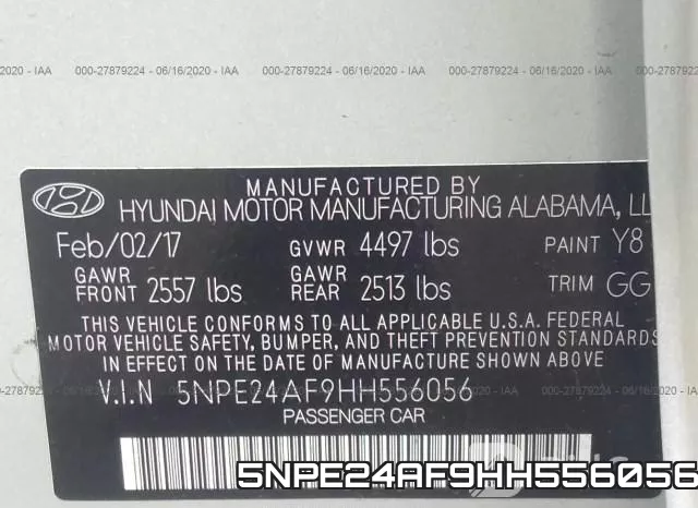 5NPE24AF9HH556056 фото 10