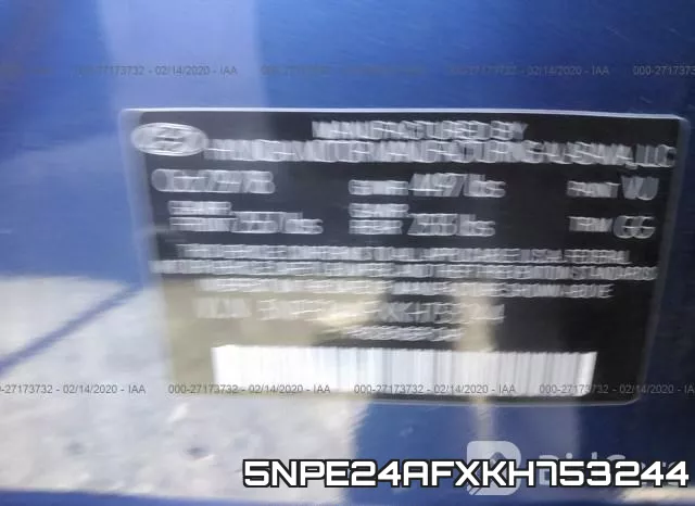 5NPE24AFXKH753244 фото 10