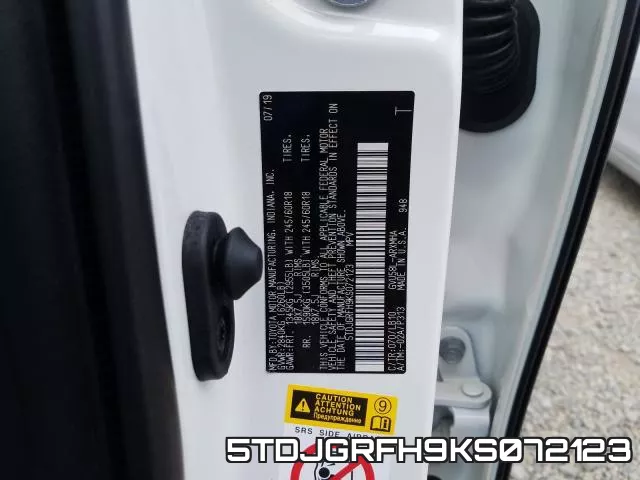 5TDJGRFH9KS072123 фото 2