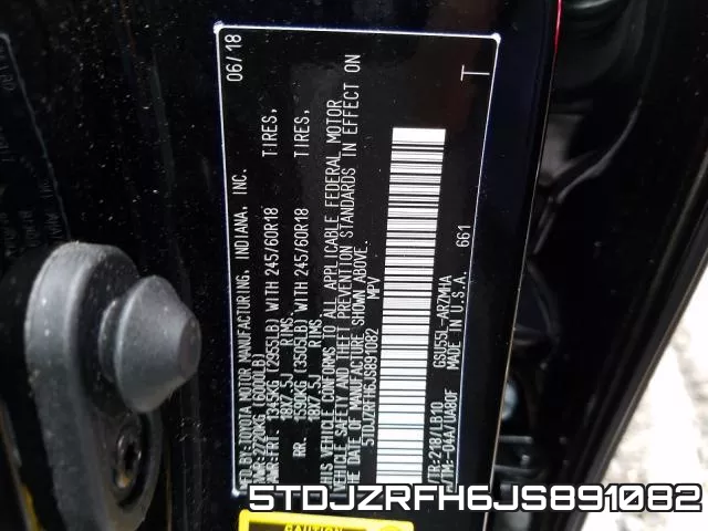 5TDJZRFH6JS891082 фото 2