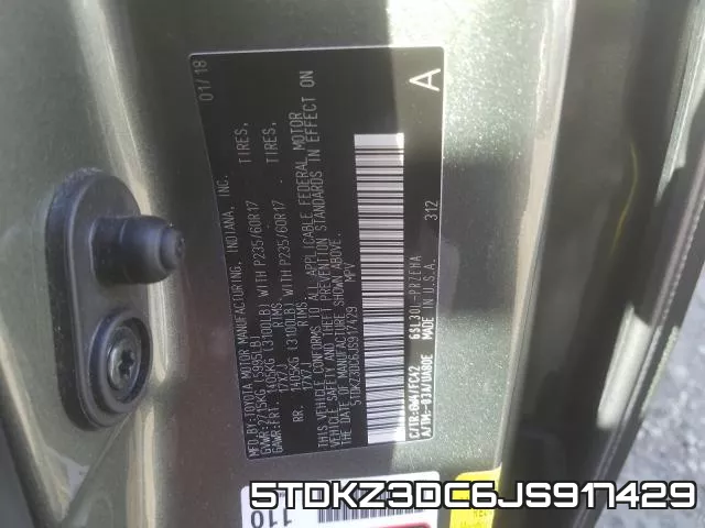 5TDKZ3DC6JS917429 фото 2