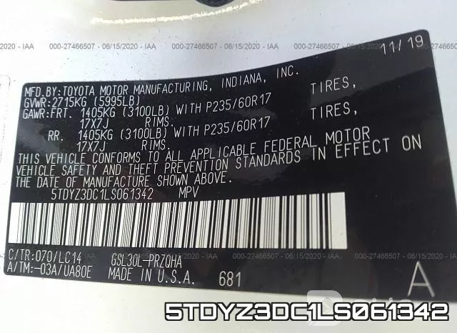 5TDYZ3DC1LS061342 фото 10