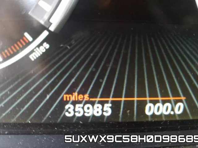 5UXWX9C58H0D98685 фото 9
