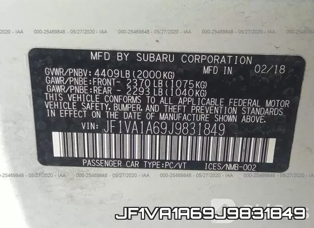 JF1VA1A69J9831849 фото 10