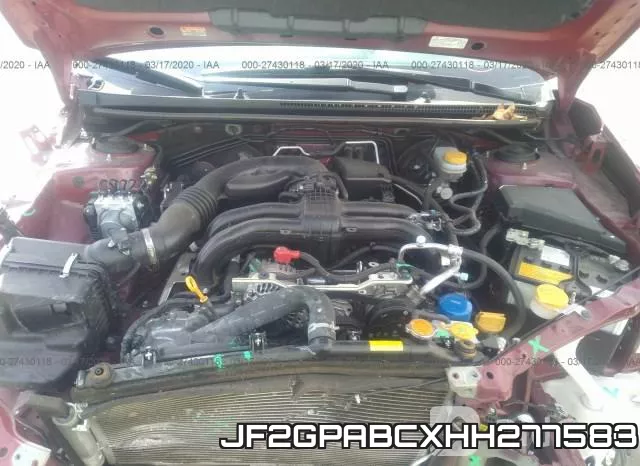 JF2GPABCXHH277583 фото 2
