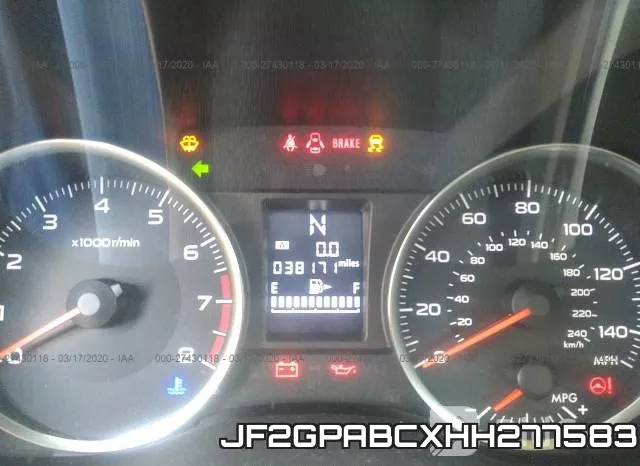 JF2GPABCXHH277583 фото 8