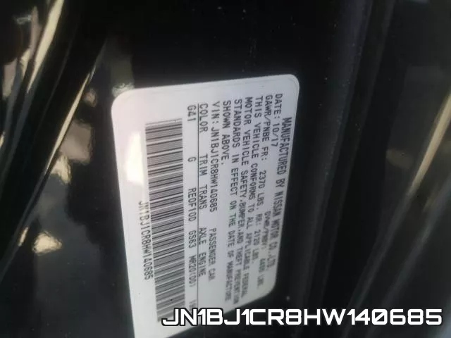 JN1BJ1CR8HW140685 фото 2